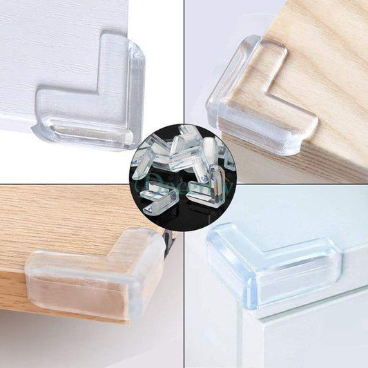 4 Pcs Silicone Table Corner Edge Protector Covers - Decency