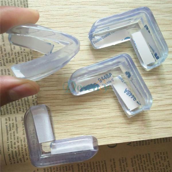 4 Pcs Silicone Table Corner Edge Protector Covers - Decency