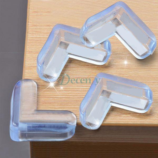4 Pcs Silicone Table Corner Edge Protector Covers - Decency
