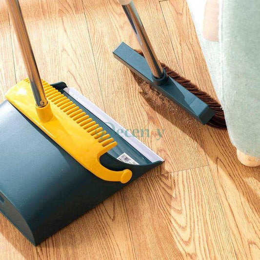 Broom And Dustpan Set Scoop Cleaning Brush - Decency