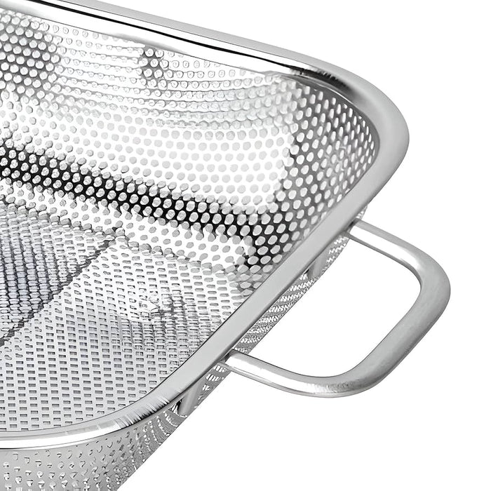 Square Shape Stainless Steel Strainer With Handle