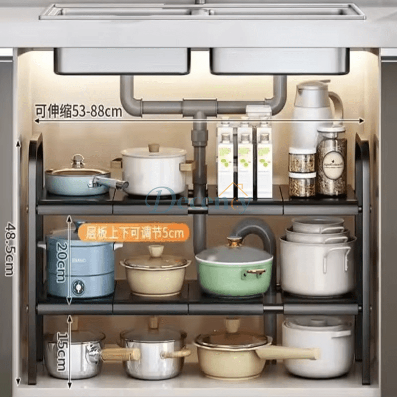 2 Tier Under Sink Organizer