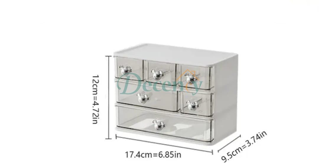 Stackable 6 Drawers Desk Organizer