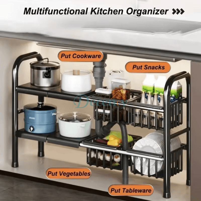 2 Tier Under Sink Organizer