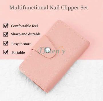7 In 1 Nail Cutter Set, Stainless Steel Manicure Set
