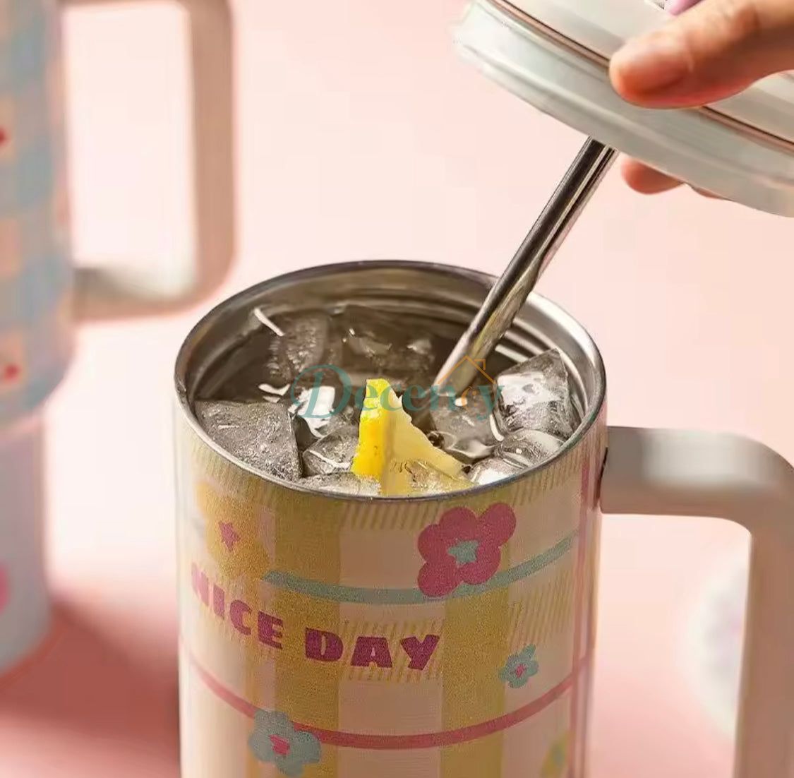 1200ml Printed Stainless Steel Tumbler