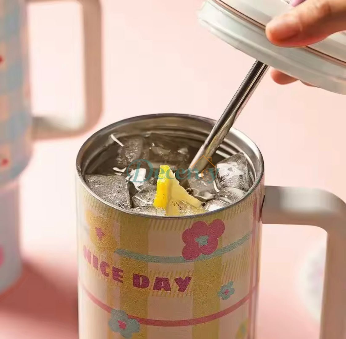 1200ml Printed Stainless Steel Tumbler