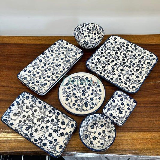 Danny Home Navy Blue Floral Series