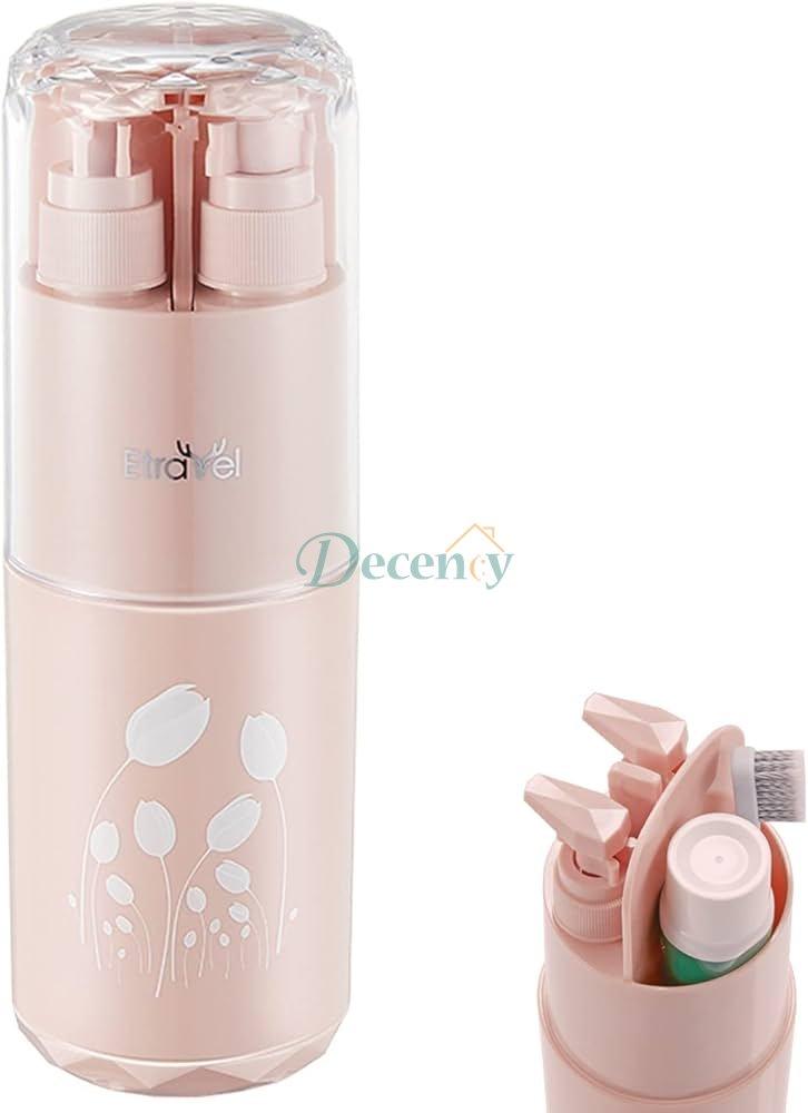 5-in-1 Portable Travel Wash Set Compact, Leak-Proof, and Travel-Friendly Toiletry Organizer