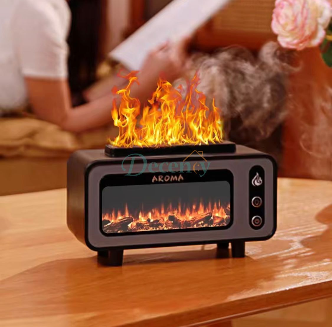 3D Fireplace Aroma Diffuser