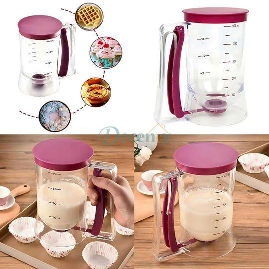 Manual Batter Dispenser Tool for Perfect Pancakes, Waffles, & Cupcakes