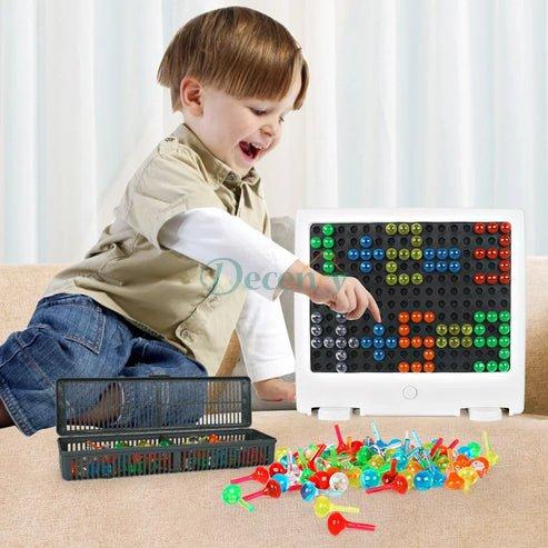Lite Brite Oval HD Glow Educational Toy - 129Pcs