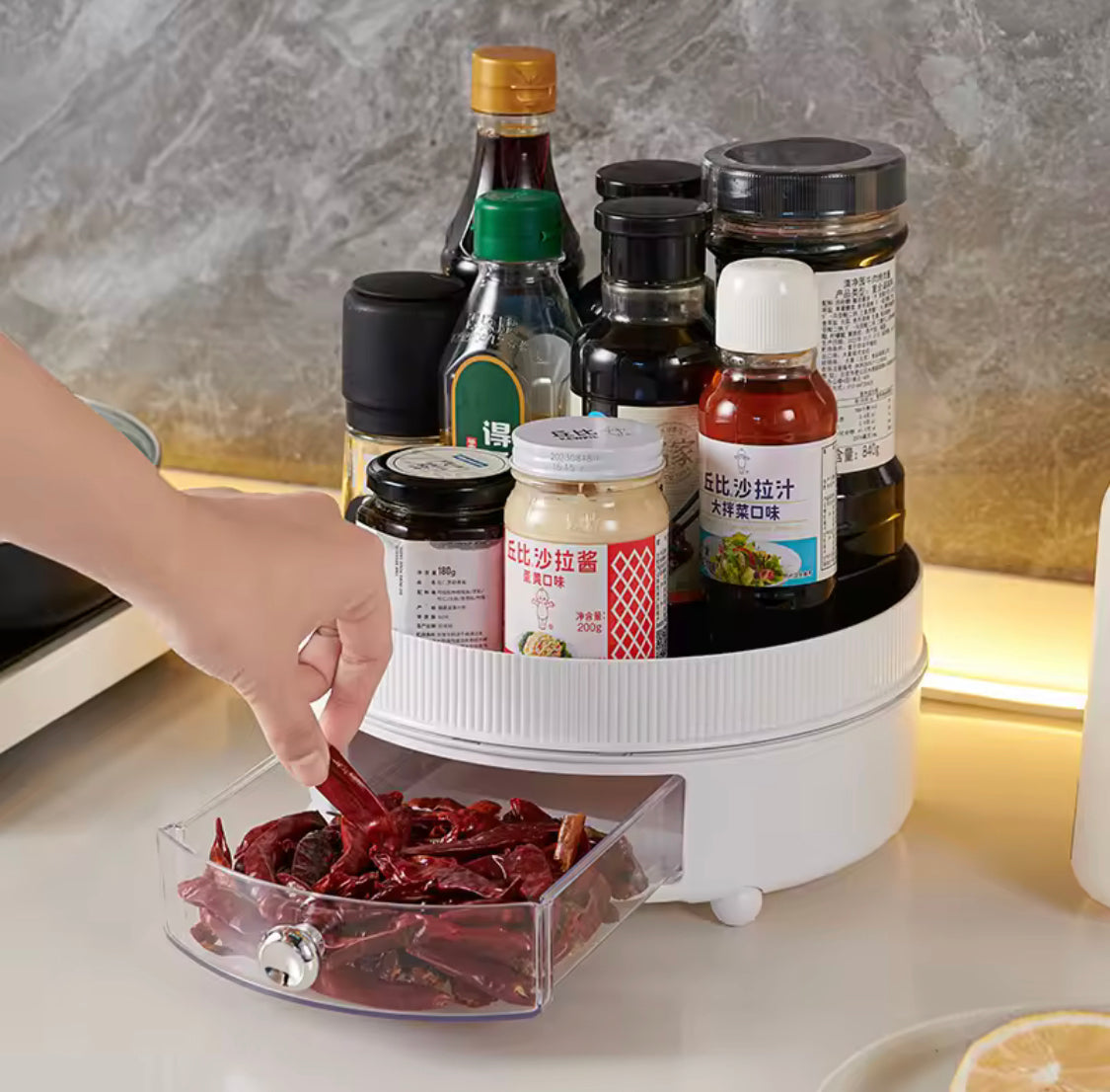 360° Rotation Spice Rack