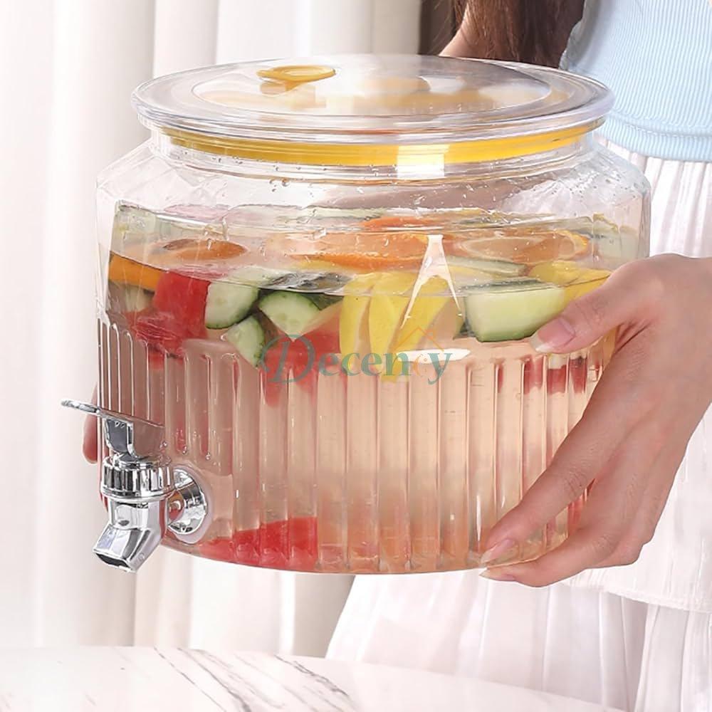 Acrylic Round Juice Container