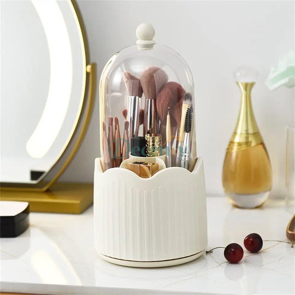 Cosmetic Organizer Bucket with Visible Cover