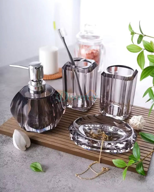 4 Pcs Bathroom Set (high Quality)