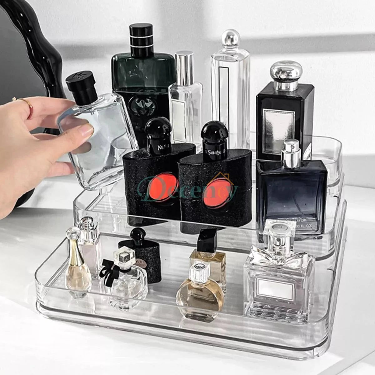 Acrylic Makeup Perfume Cosmetics Organizer