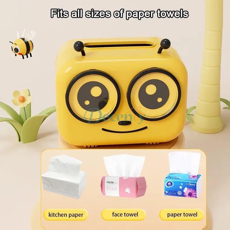 Cute Bee Style Tissue Box