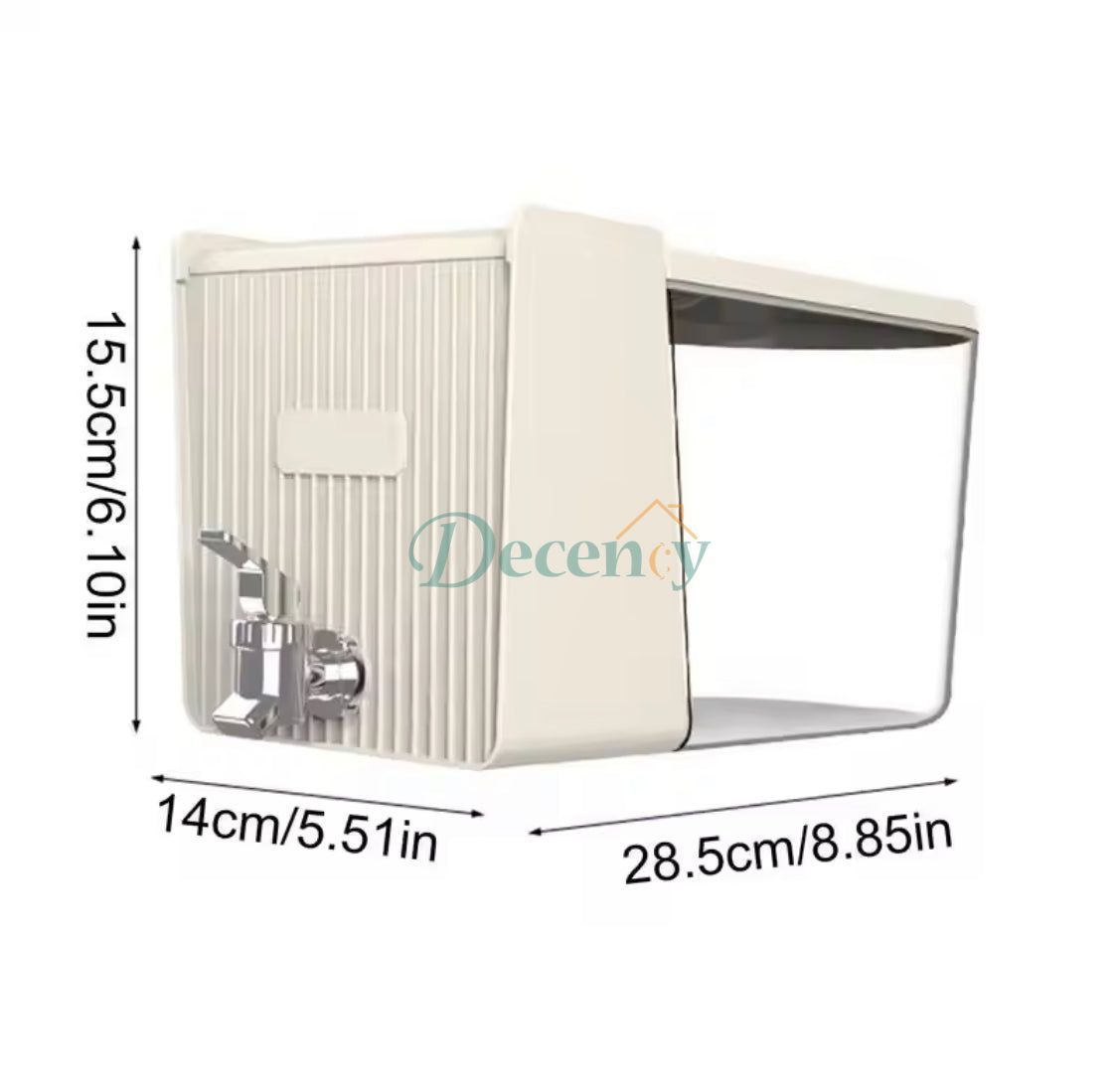 5.3L Refrigerator Drink Dispenser, Leakproof Beverage Drink Container