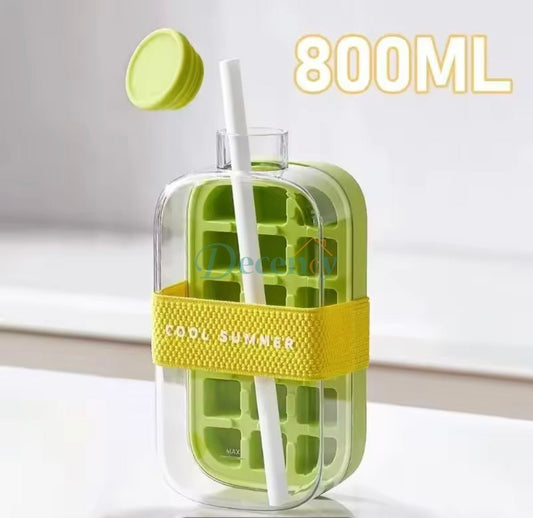 2 In 1 Ice Maker Ice Cube Bottle
