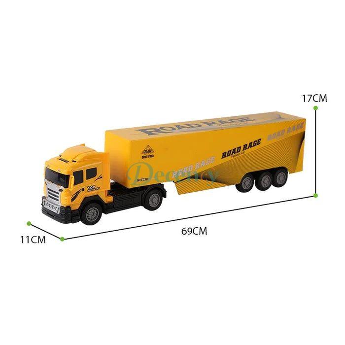 Four way Remote Control Heavy Truck Rechargeable with Steering Led lights