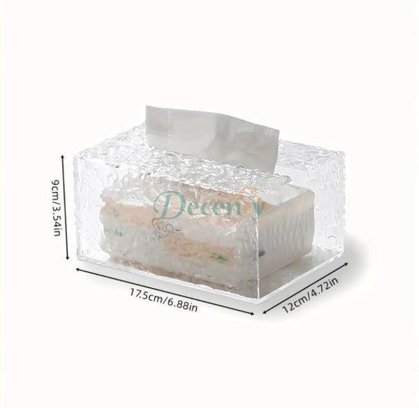 Wall-Mounted Acrylic Tissue Box