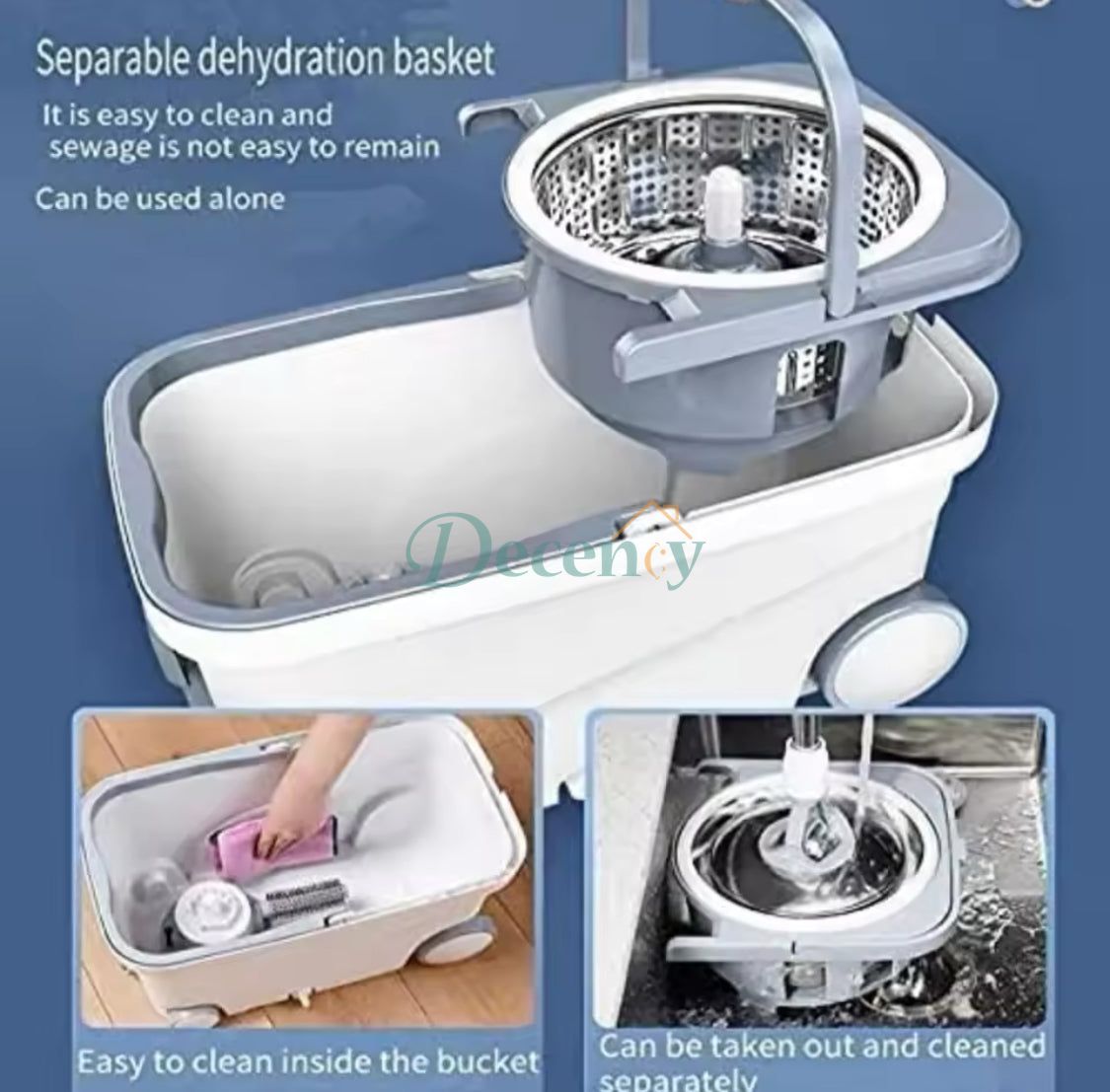 Bus Style Floor Cleaning Mop,