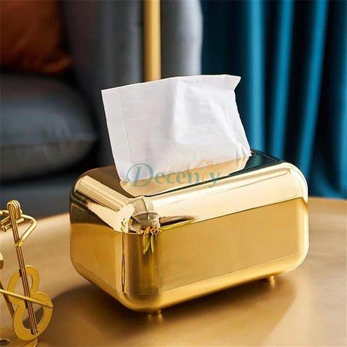 Golden Table Tissue Box