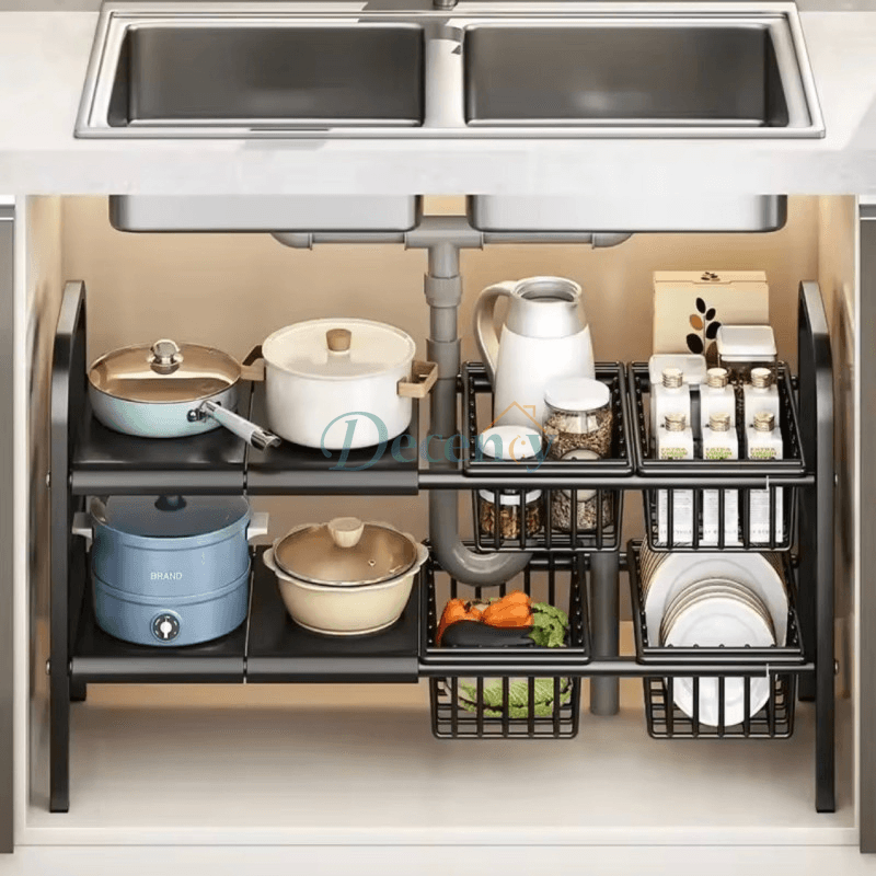 2 Tier Under Sink Organizer
