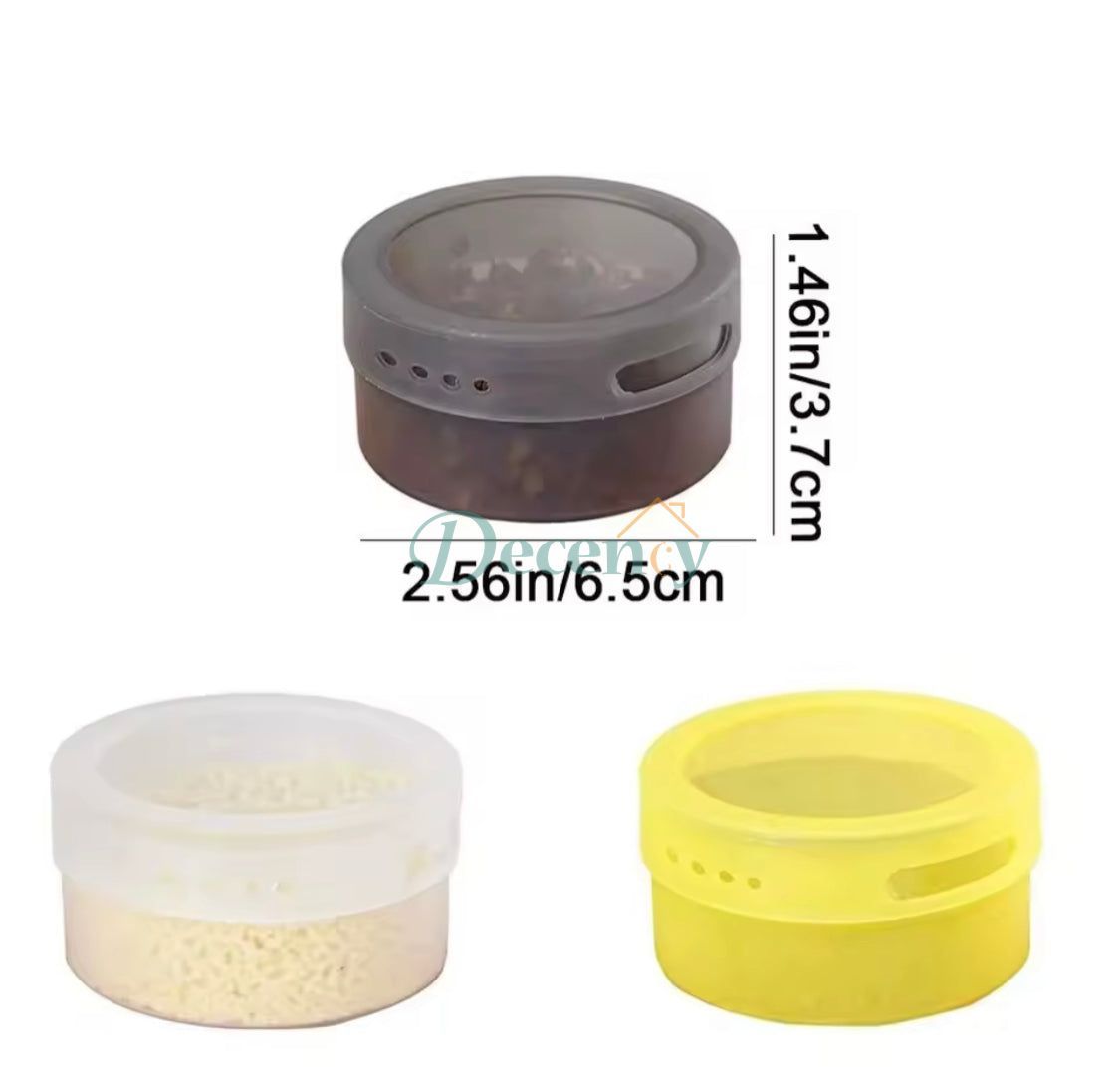 Wall Mounted Magnetic Seasoning Box (3Pcs)