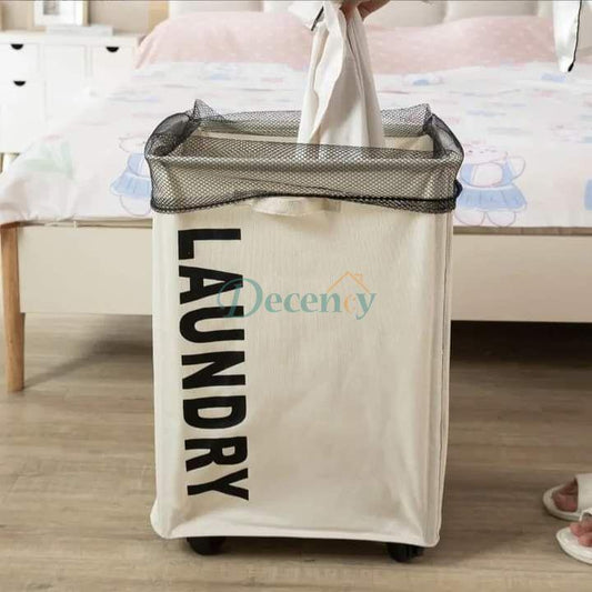 Laundry Basket Big Capacity With Wheel