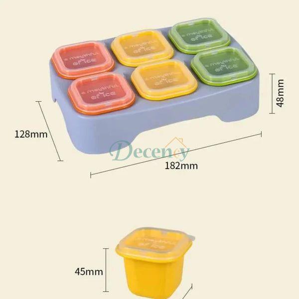 Rectangle Ice Block Storage Ice Cube Tray With Lid