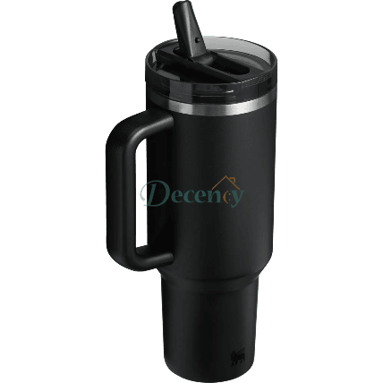 The Quencher ProTour Flip Straw Tumbler | 40 OZ - Black 2.0
