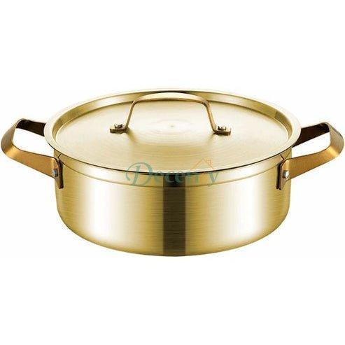golden hotpot casserole – premium insulated serving & cooking pot