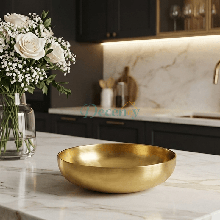 Luxury Gold Stainless Steel Seasoning & Serving Dish – 12.5cm