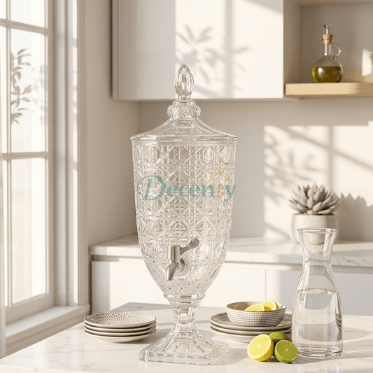 Royal Crystal Beverage Dispenser Without Glasses 3 L (06)