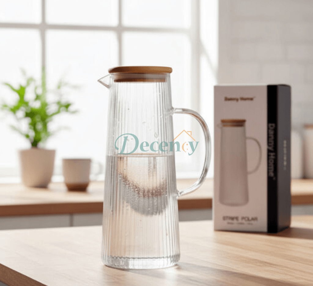Danny Home Glass Water Pitcher – 1200ml