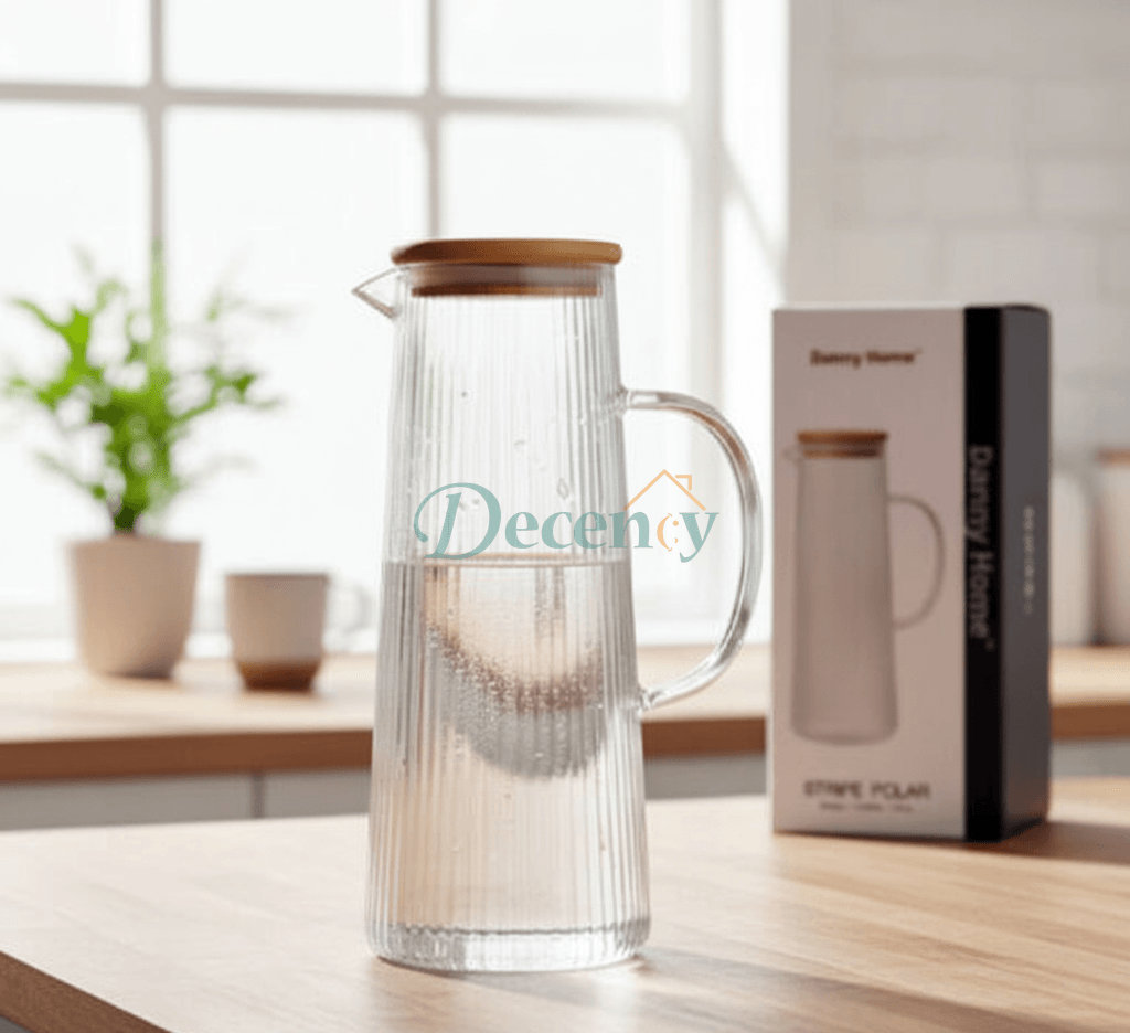 Danny Home Glass Water Pitcher – 1200ml