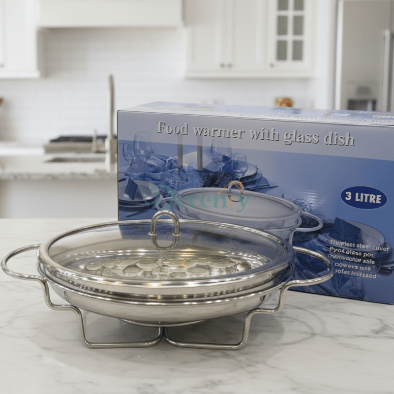 Stainless Steel Food Warmer Dish (Oval)