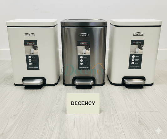 Homeatic Madison Stainless Steel Step Bin 8Ltr