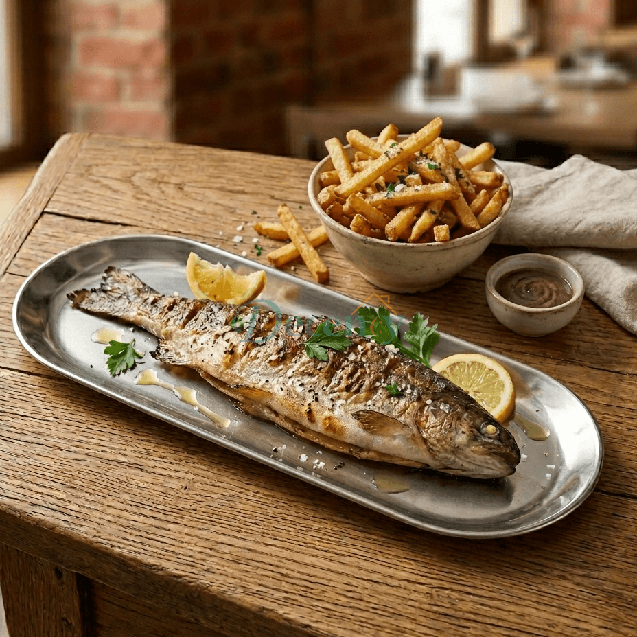 Premium Oval Long Serving Tray – Elegant Silver Finish