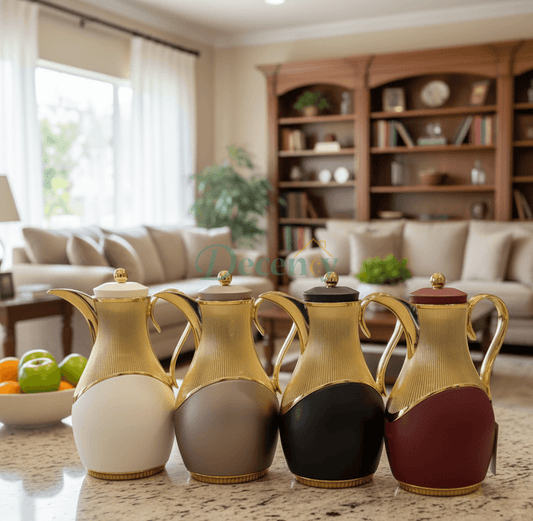 Premium SHIMIZU Fancy Vaccum Flask Arabic Style