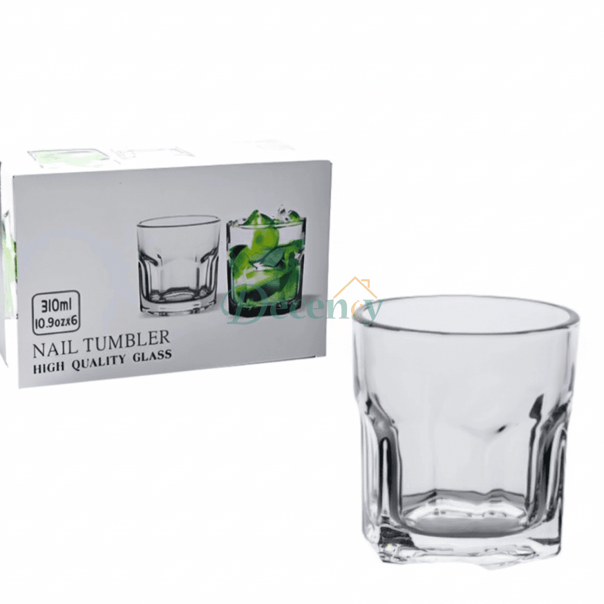 300ml Crystal Shine Drinking Glass – Elegant Everyday Drinkware