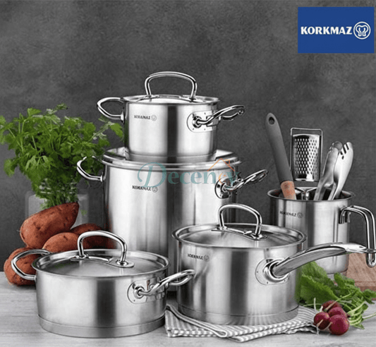 Korkmaz Proline Cookware Setsatin 9Pc – A1150