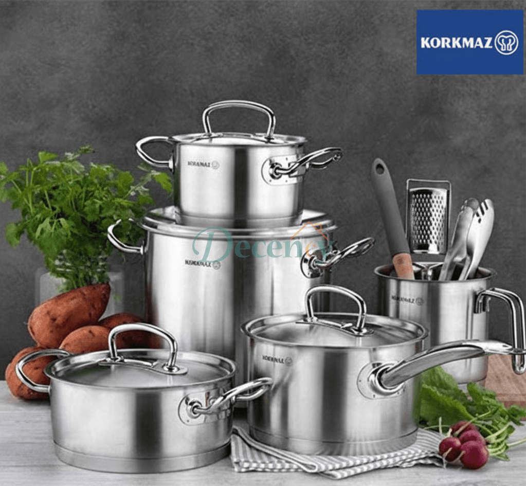Korkmaz Proline Cookware Setsatin 9Pc – A1150