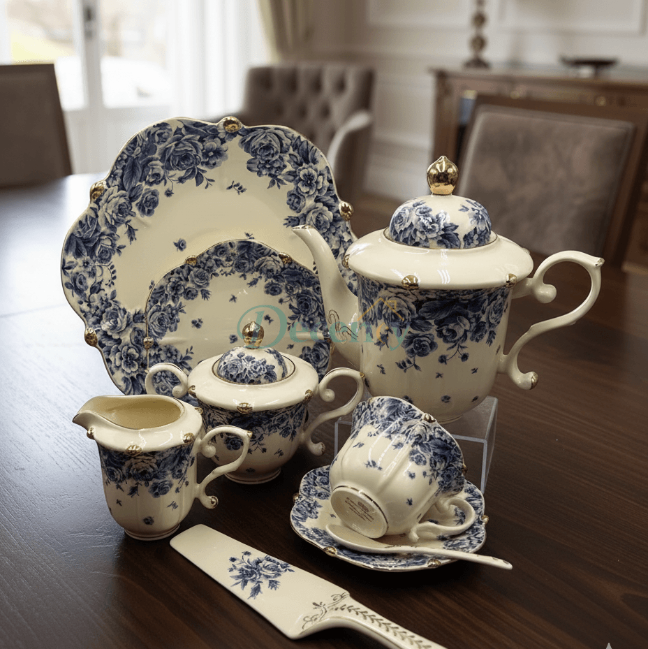 Royal Albert 31 Pcs Tea Set – Design 2