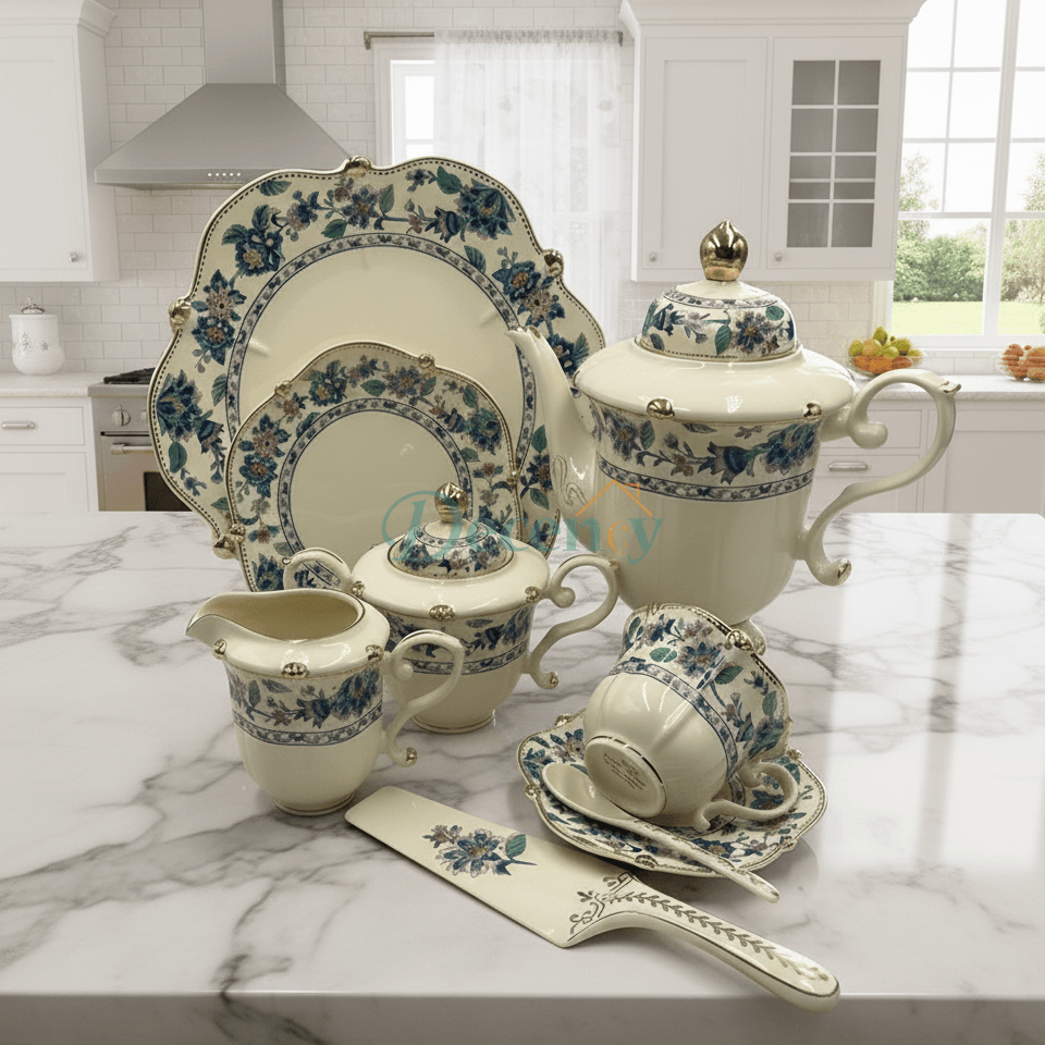 Royal Albert 31 Pcs Tea Set – Design 4