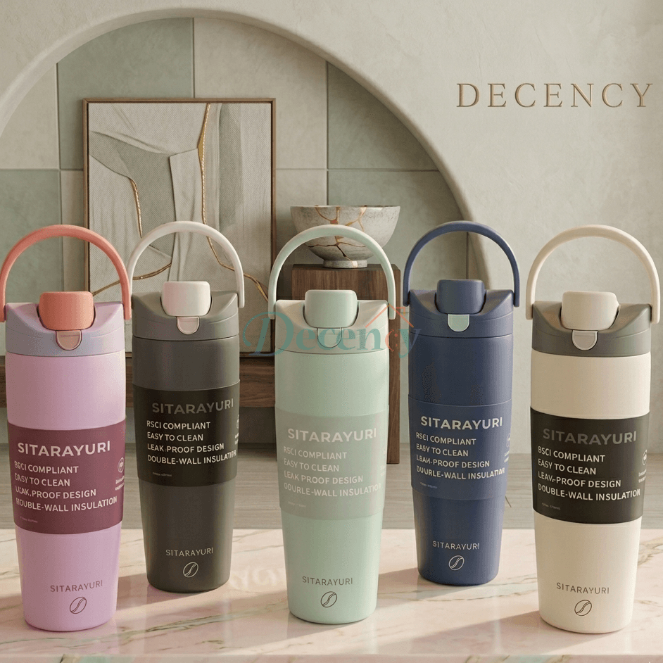 SITARAYURI Premium Double-Wall Vacuum Insulated Water Bottle