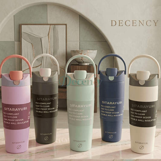 SITARAYURI Premium Double-Wall Vacuum Insulated Water Bottle