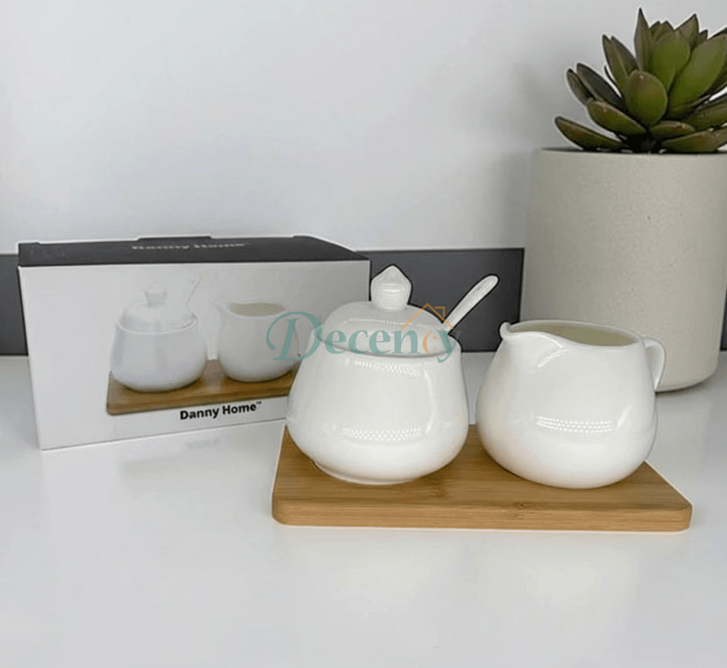 Danny Home Ceramic Milk Pot & Sugar Pot